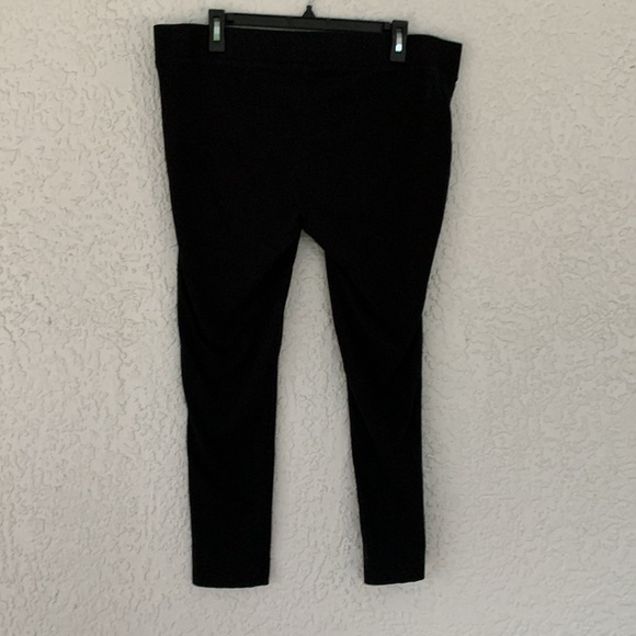 BumpStart black stretchy maternity leggings size XL - Picture 3 of 8